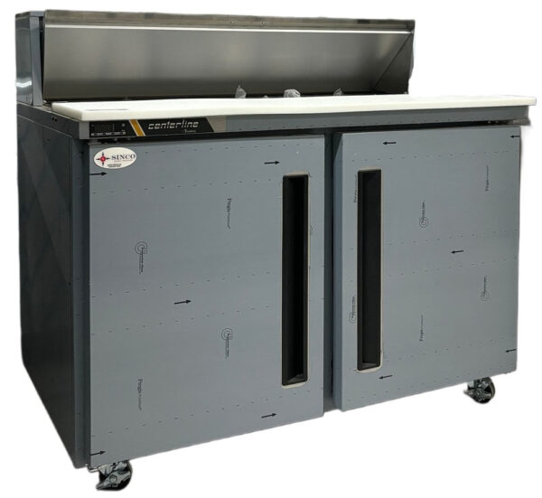 48" Centerline by Traulsen 2 Solid Doors Sandwich/Salad Prep Table CLPT-4812-SD-LR - Image 5