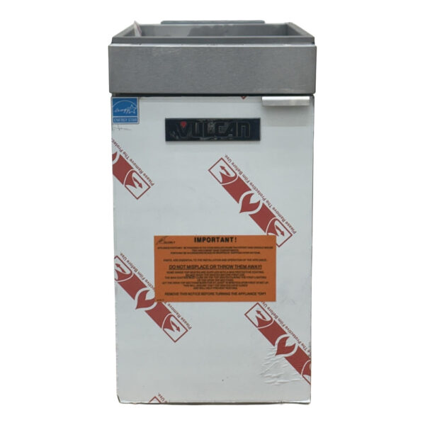 Vulcan Natural Gas 35-40 lb. Floor Fryer with Millivolt Controls 1VEG35M - Image 2