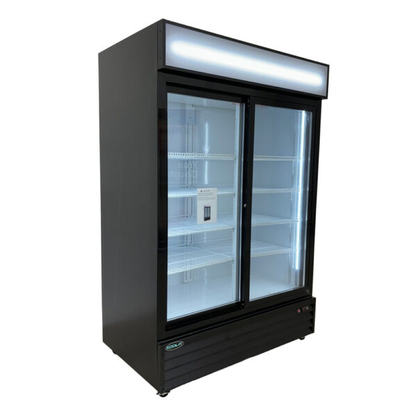 Kool-It 52" Double Sliding Glass Door Display Cooler - 40.8 Cu. Ft. - KSM-50 - Image 5