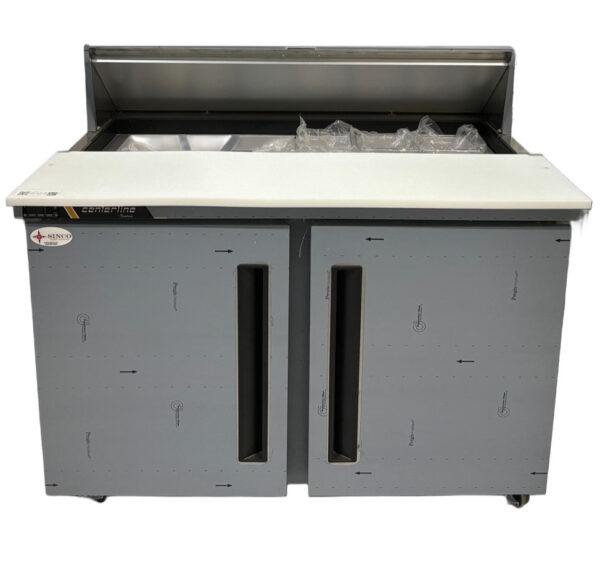 48" Centerline by Traulsen 2 Solid Doors Sandwich/Salad Prep Table CLPT-4812-SD-LR - Image 6