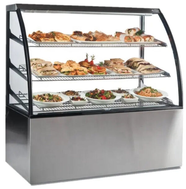 48'' CHEF Pastry Display Warmer Curved Glass HD-1203C