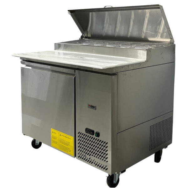 44'' CHEF Single Door Pizza Prep Table TPP-47 - Image 2