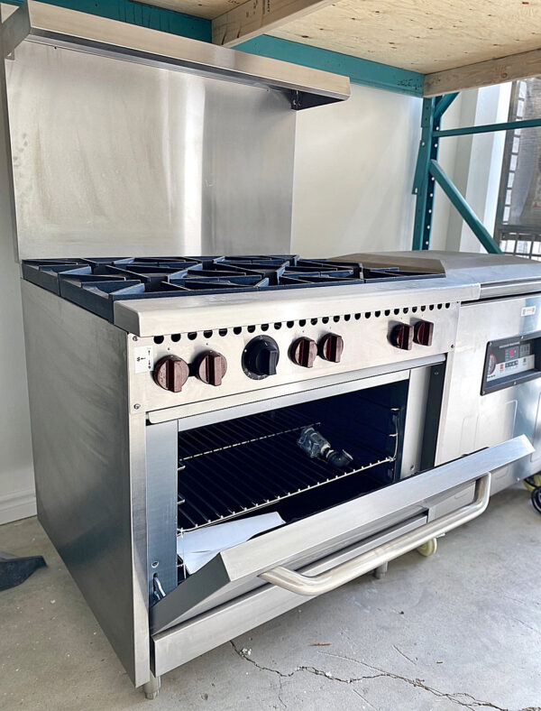 36'' Vulcan 6 Burner Range with Oven, SX-36-6B - Image 5