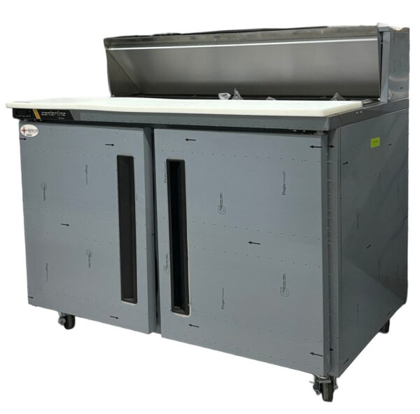 48" Centerline by Traulsen 2 Solid Doors Sandwich/Salad Prep Table CLPT-4812-SD-LR - Image 7