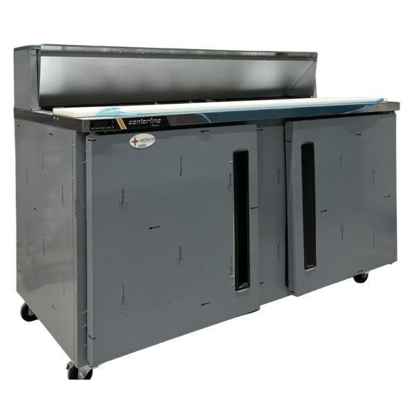 60'' Centerline by Traulsen 2 Door Refrigerated Sandwich/Salad Prep Table CLPT-6016-SD-LR - Image 4