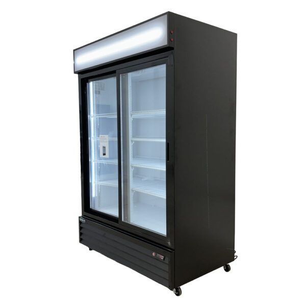 Kool-It 52" Double Sliding Glass Door Display Cooler - 40.8 Cu. Ft. - KSM-50 - Image 2