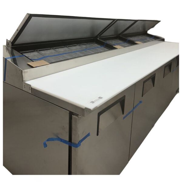 True Four Door 119" Refrigerated Pizza Prep Table TPP-AT-119-HC - Image 2