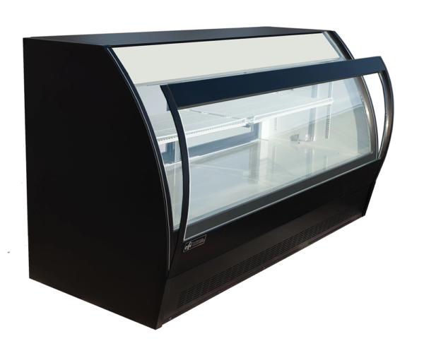 EFI 79'' Deli Refrigerated Display Cases Front Open Curved Glass - CDC-2000B-F