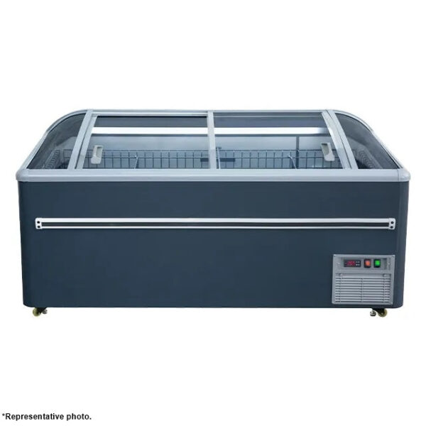 72'' CHEF Combined Island Freezer with Sliding Glass Top CQS-18D - Image 2