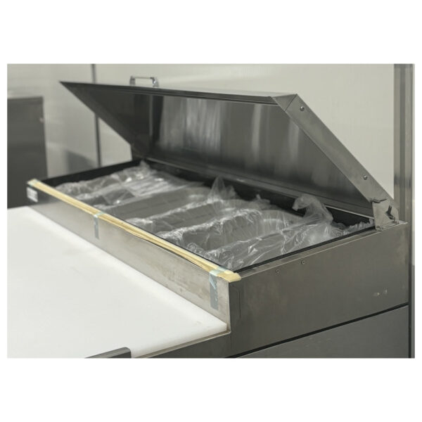 EFI 44" Refrigerated Pizza Prep Table with Two Drawers CPDW2-44VC - Image 3