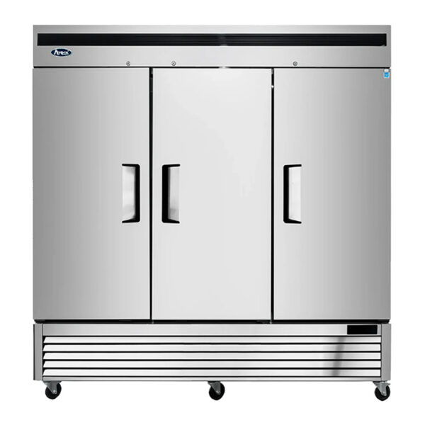 82" Atosa Triple Solid Door Stainless Steel Freezer - MBF8504GR - Image 3