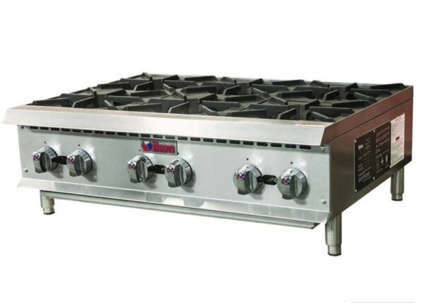 Ikon 6 Burner Gas Hot Plate - 150,000 BTU IHP-6-36