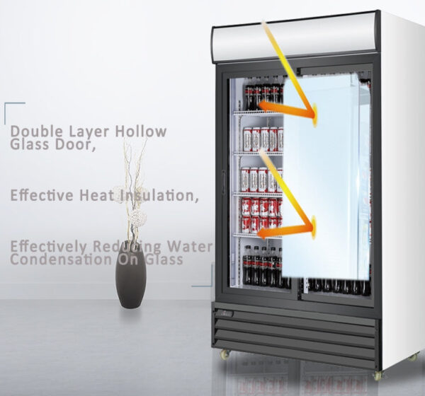 40" Alaska-Line Double Sliding Glass Door Cooler 28 Cu.Ft., LG-800DS - Image 3