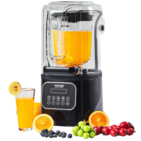 Professional Blender with Shield, Commercial Countertop Blenders