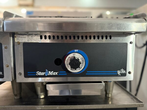 Star Max 15" Gas Charbroiler - Adjustable Manual Controls - Image 2