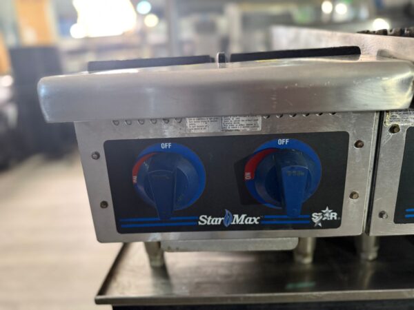 Star Max 12" Gas Hotplate w/ (2) Burners & Manual Controls, Convertible - Image 2